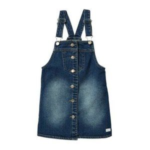 7 for all mankind Clueless denim overall skirt Juniors size L NWT